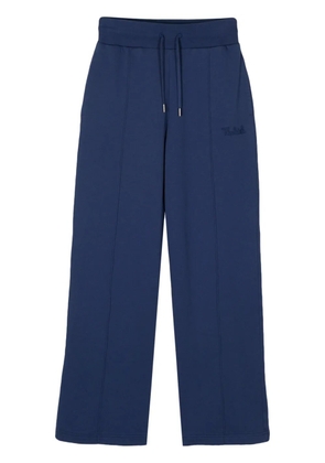 Woolrich straight-leg cotton track pants - Blue
