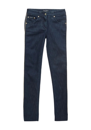 Dolce & Gabbana Pre-Owned 2024 side-stripe jeans - Blue