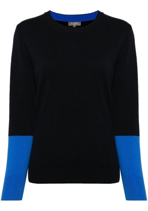 N.Peal crew-neck cashmere sweater - Black