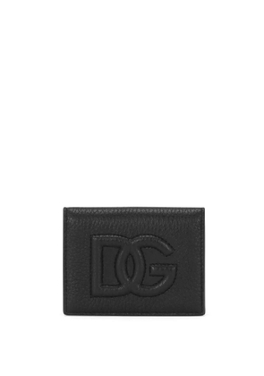 Dolce & Gabbana DG logo leather wallet - Black