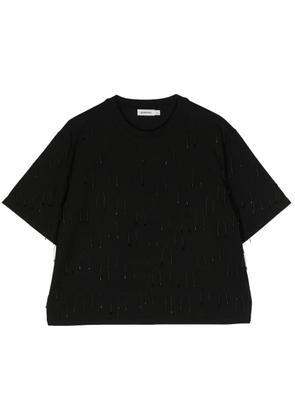 Simkhai Amaru appliqué-detailing T-shirt - Black