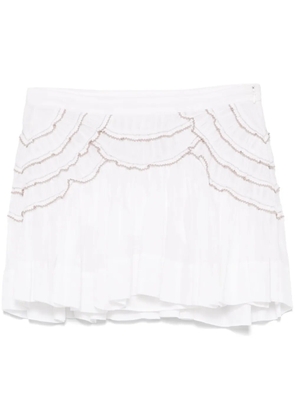 MARANT ÉTOILE Ceola mini skirt - Neutrals