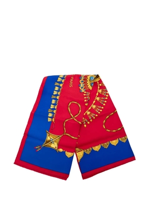 Hermès Pre-Owned 2000-2020 Parures des Sables Silk Twilly Scarf scarves - Blue