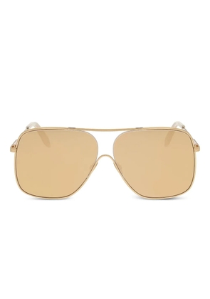 Victoria Beckham Eyewear pilot-frame sunglasses - Gold