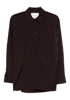Studio Nicholson polo-collar shirt - Brown