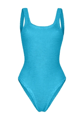 PARAMIDONNA Hailey textured swimsuit - Blue