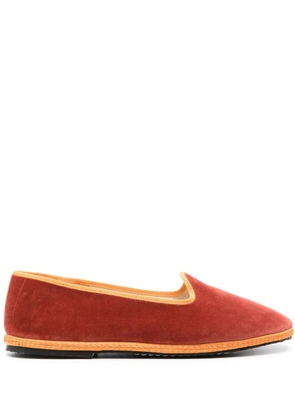 Scarosso William IV velvet loafers - Orange