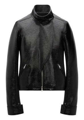 Courrèges Motorcycle vinyl jacket - Black