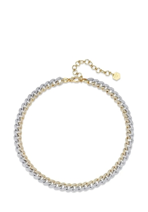 SHAY 18kt gold Two-Tone diamond necklace - Yellow