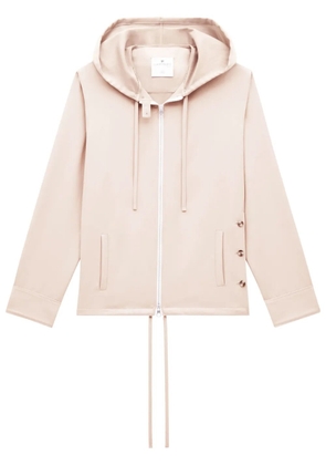 Courrèges hooded zip-up jacket - Neutrals