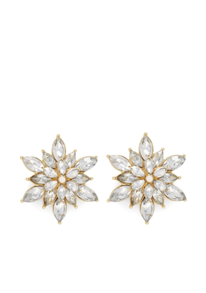 HZMER JEWELLERY crystal-embellished star earrings - Gold
