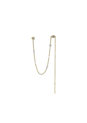 Logan Hollowell 18K yellow gold diamond thread earring