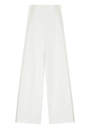 PINKO side-band wide-leg trousers - White