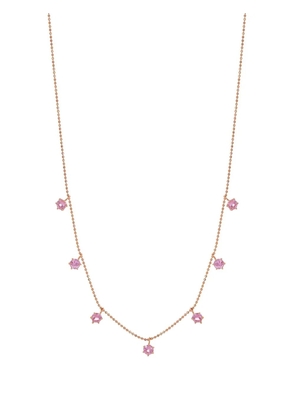 graziela 18K rose gold Pink Sapphire Floating necklace