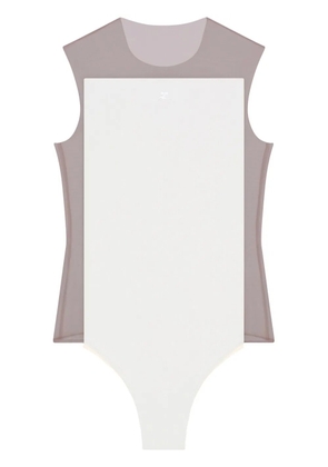 Courrèges Illusion bodysuit - White