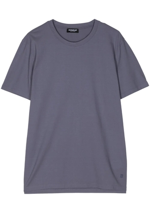 DONDUP round-neck cotton T-shirt - Purple