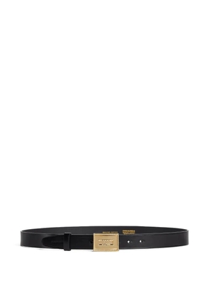 DSQUARED2 DSQ2 plaque rectangular-buckle belt - Black