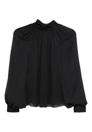 Botsi chiffon-fabric blouse - Black