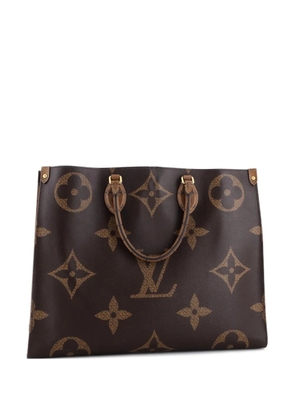 Louis Vuitton Pre-Owned OnTheGo Reverse Monogram Giant GM tote bag - Brown