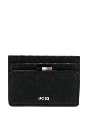 BOSS Zair leather card holder - Black