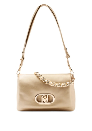 LIU JO braided chain logo satchel - Neutrals