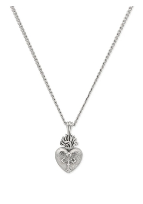 Emanuele Bicocchi small Sacred Heart necklace - Silver