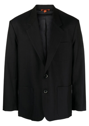 Barena tonal-striped single-breasted wool blazer - Blue