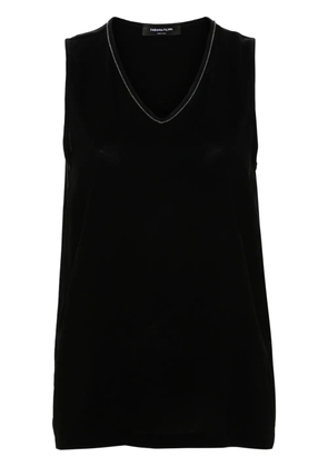 Fabiana Filippi V-neck top - Black