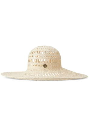 Maison Michel Gabi capeline hat - Neutrals