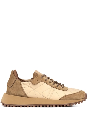 Buttero panelled lace-up sneakers - Neutrals