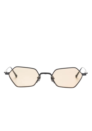 Matsuda geometric-frame optical glasses - Black