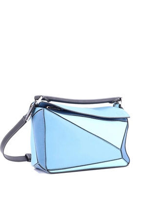 Loewe Pre-Owned Puzzle Bag Leather Small satchel - Blue