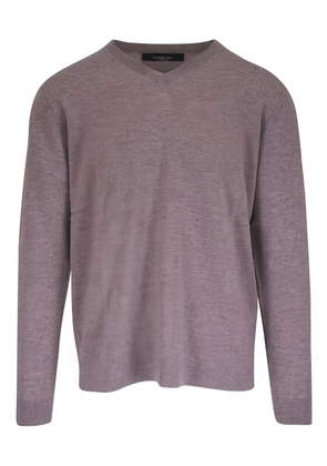 Kinross Cashmere V-neck sweater - Grey