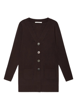MALIPARMI button patch-pocket cardigan - Brown