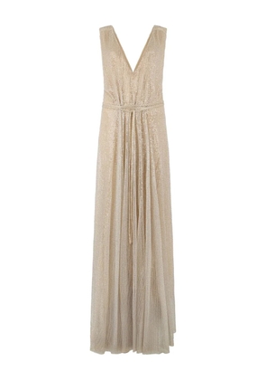 Valentino Garavani v-neck sleeveless maxi dress - Neutrals
