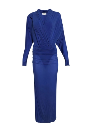Burc Akyol draped maxi dress - Blue