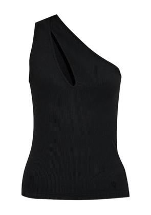 AMIRI one-shoulder keyhole top - Black