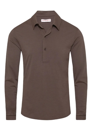 Orlebar Brown Sebastian long-sleeve merino-wool polo shirt