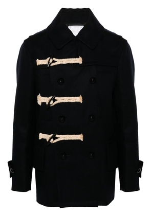sacai wool duffle coat - Blue
