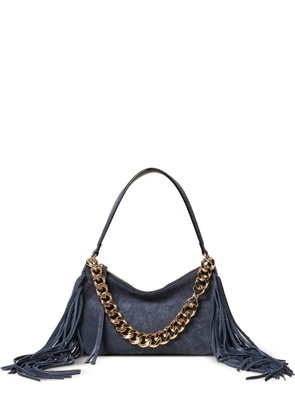 TWINSET Liliane fringed chain-strap shoulder bag - Blue