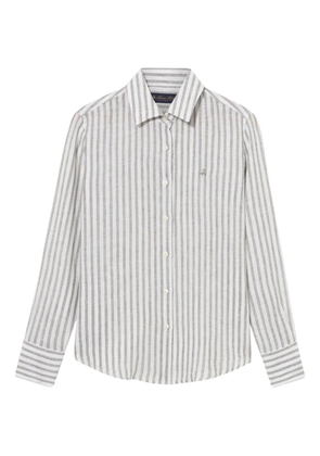 Brooks Brothers striped-pattern shirt - White