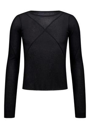 JORDANLUCA Blues long-sleeve top - Black