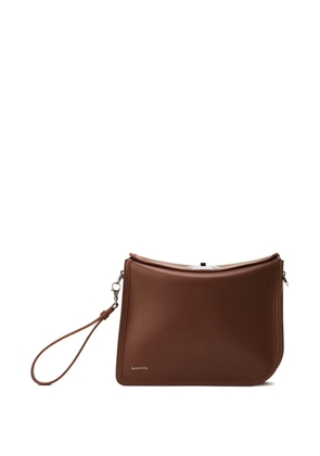 Lanvin leather clutch bag - Brown