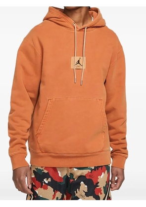 Jordan logo-patch hoodie - Orange