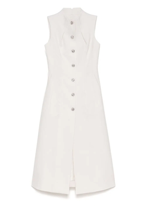 SHIATZY CHEN wool vest dress - White