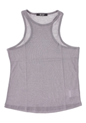 LA ROSE mesh tank top - Grey