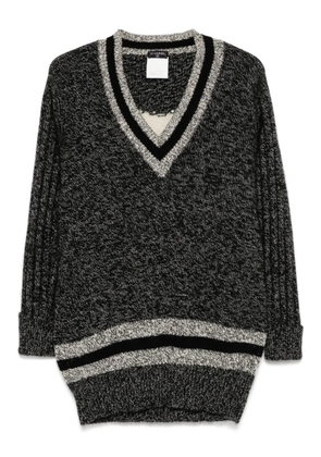 CHANEL Pre-Owned 1996 long-sleeve sweater - Black