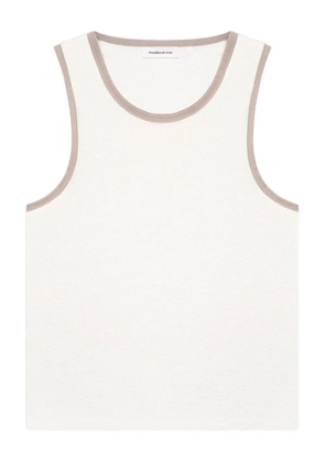 Manière De Voir seersucker vest - White