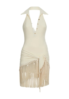 Taller Marmo Tropicana fringe swimsuit - Neutrals