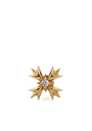 Emanuele Bicocchi Crest crystal-embellished earring - Gold